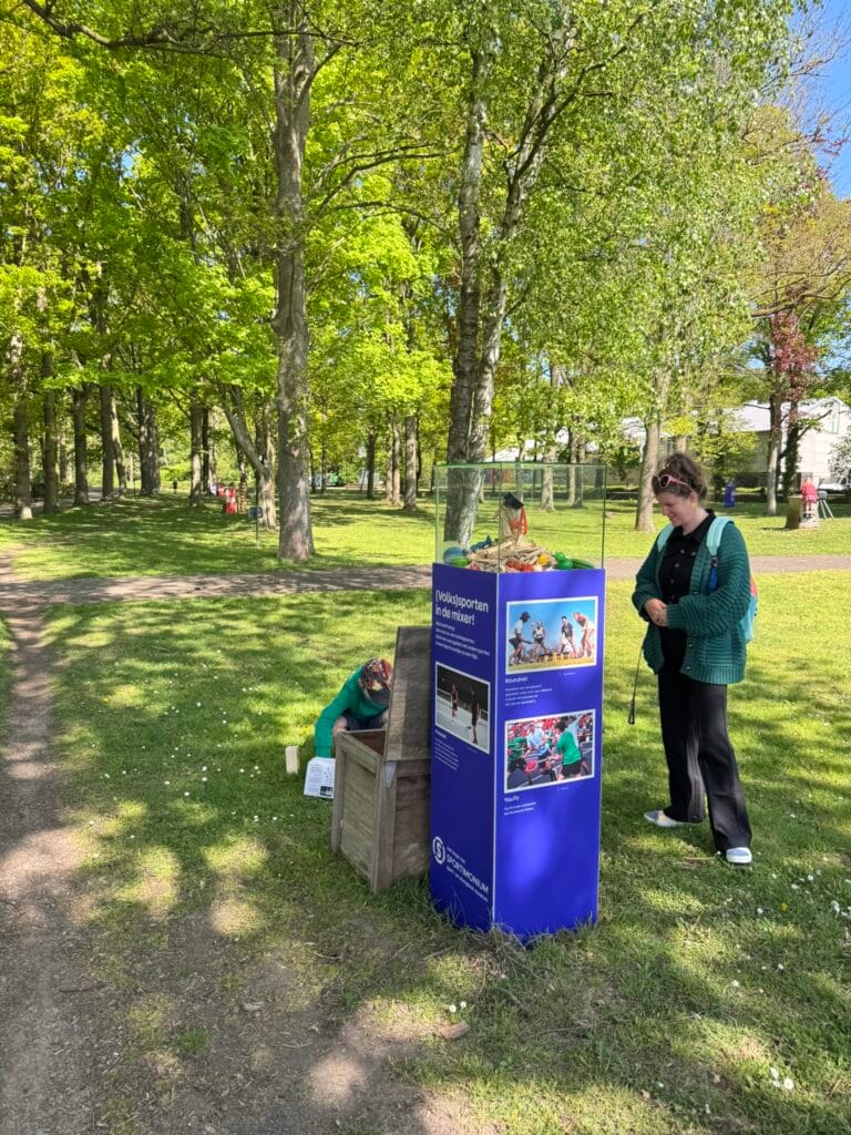 spelkist in het museumpark